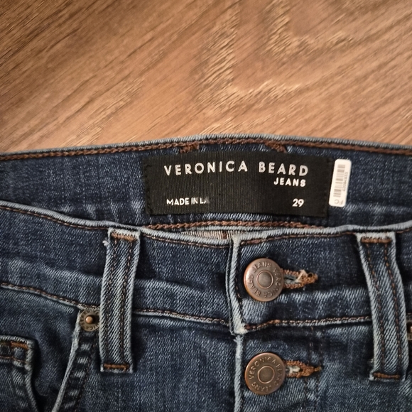 Veronica Beard Dark Blue Debbie High Rise Jeans 29 - Picture 4 of 7